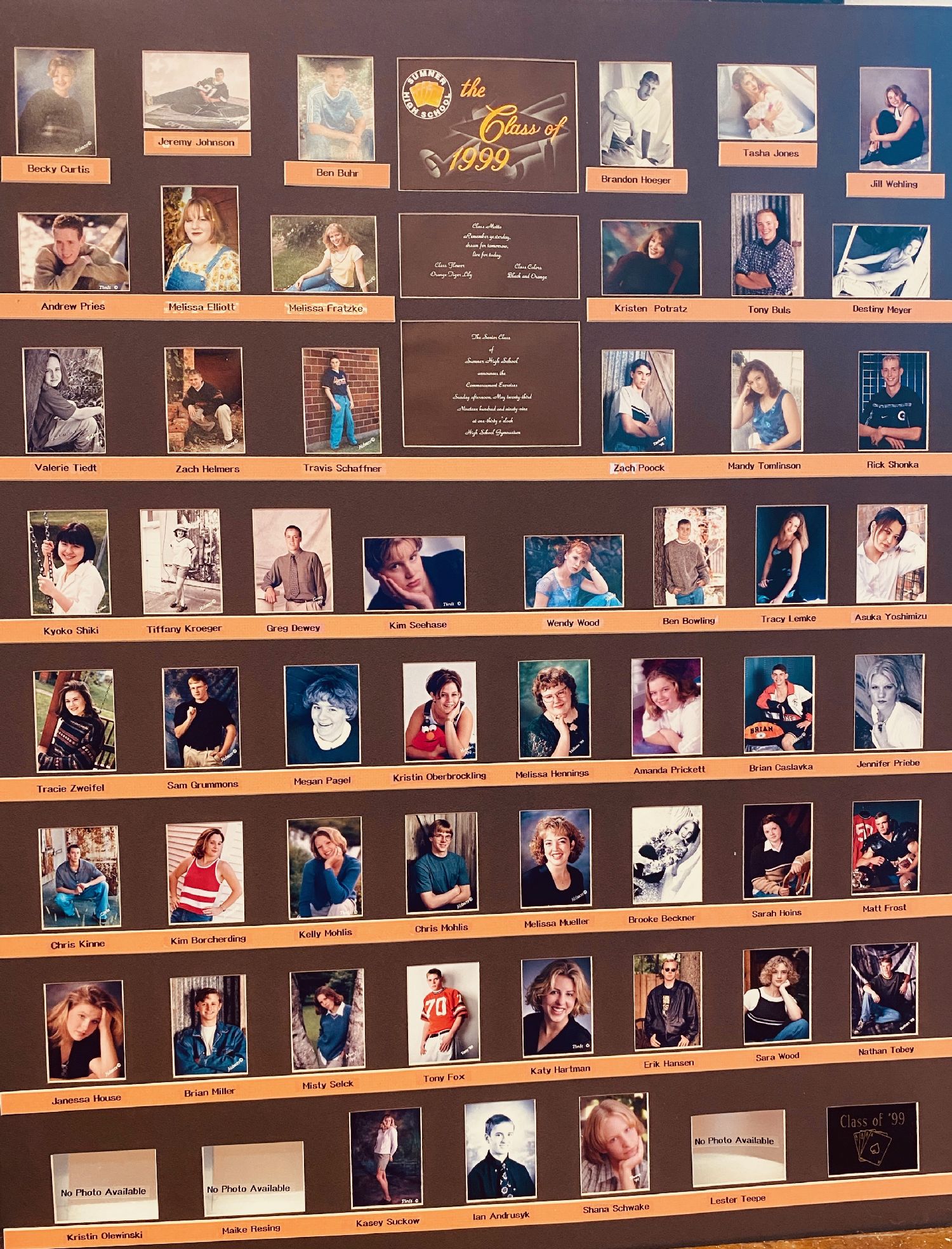 Sumner Memories Are Forever - Class of 1999